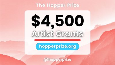 Artist Grants | The Hopper Prize Fall 2026